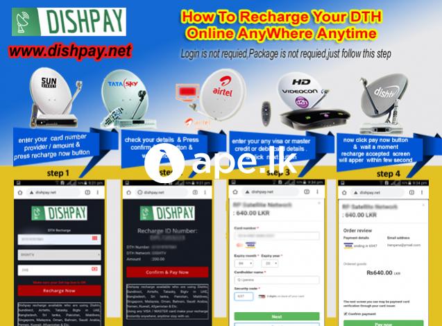 Recharge dishtv online in sri lanka